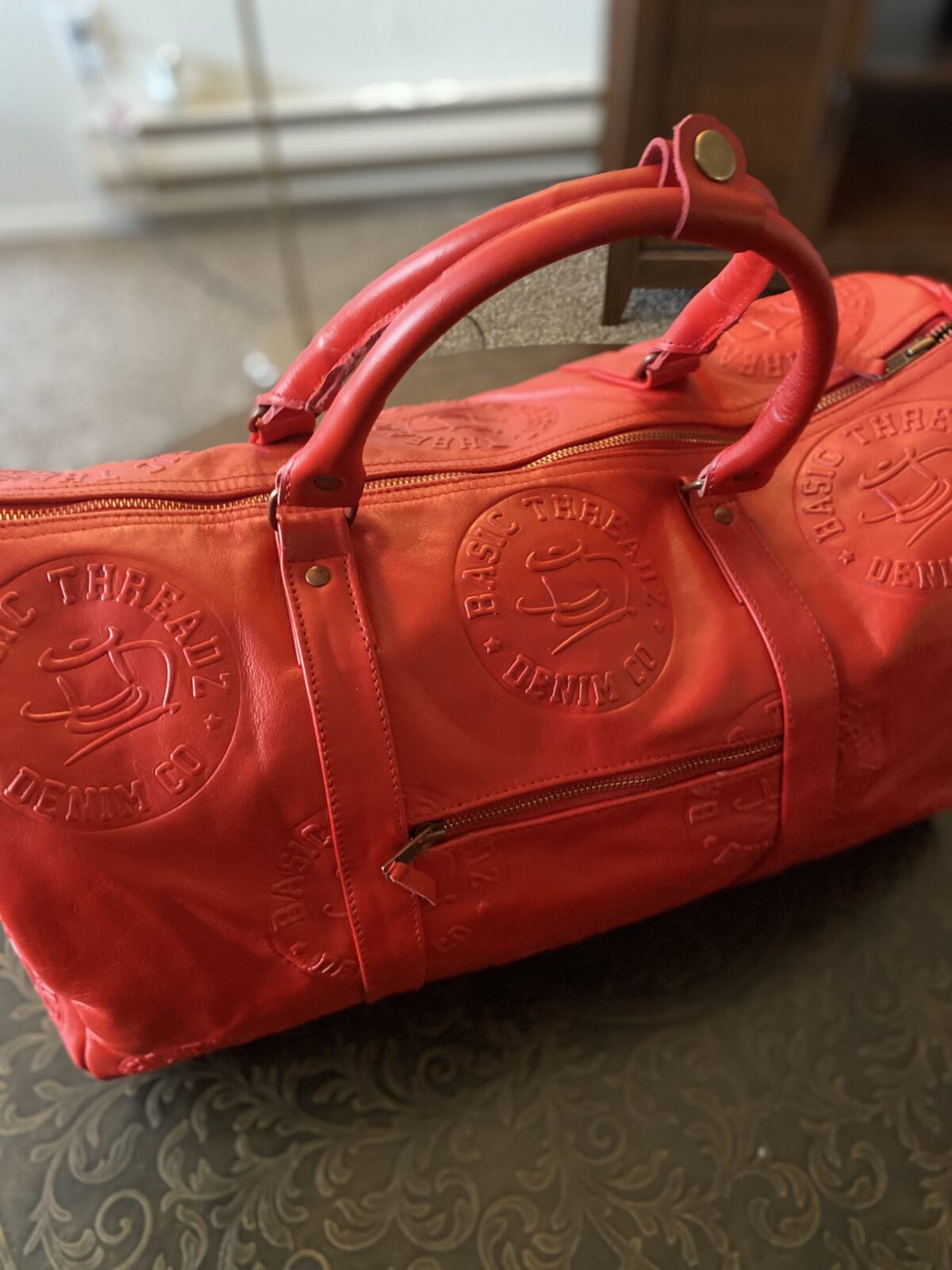 Basic Threadz Mini Travel Bag- Red